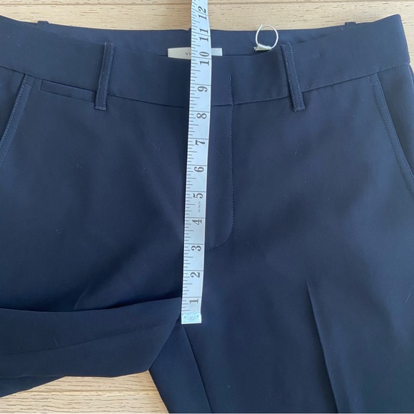 NWT VINCE Soft Tailored Ankle Trousers – Size 8, Navy, Japanese Crepe - Picture 8 of 9